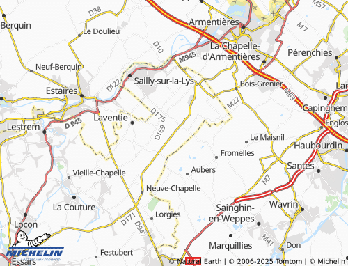 MICHELIN Le Picantin map - ViaMichelin
