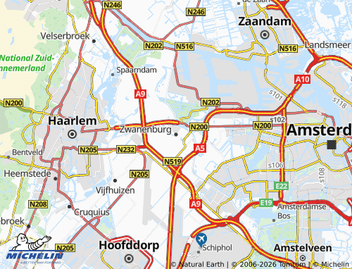 Mapa MICHELIN Zwanenburg - ViaMichelin