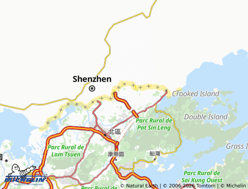 MICHELIN Kong Yiu map - ViaMichelin