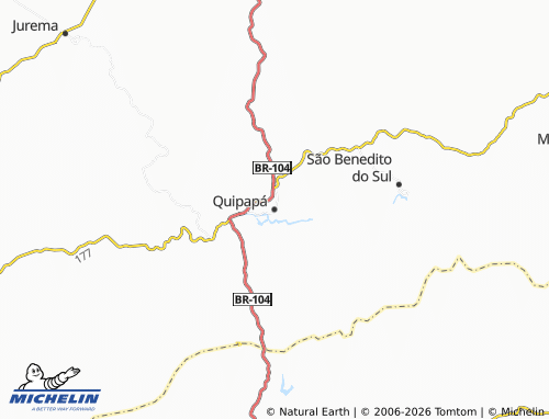 Carte MICHELIN Quipapá - ViaMichelin