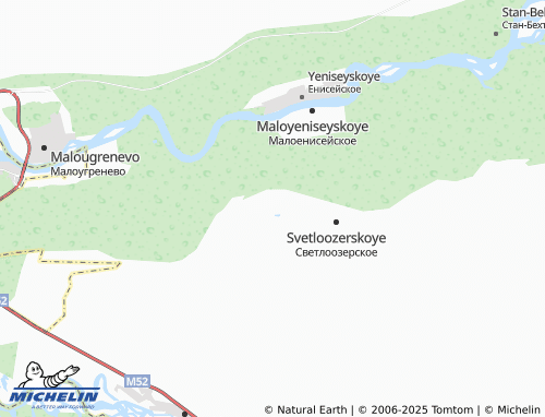 MICHELIN Zaozernyy map - ViaMichelin