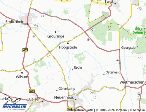 MICHELIN Berge map - ViaMichelin