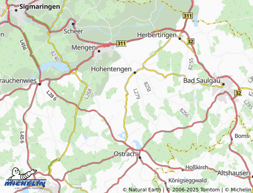 MICHELIN-Landkarte Ursendorf - ViaMichelin