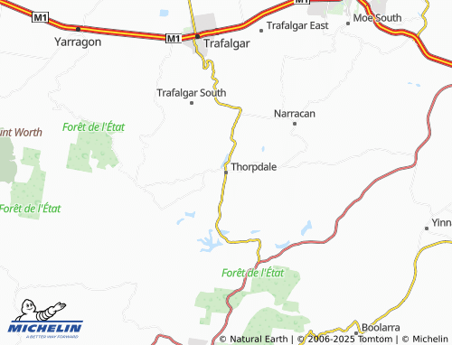 MICHELIN Thorpdale map - ViaMichelin