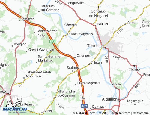 Carte MICHELIN Calonges - ViaMichelin
