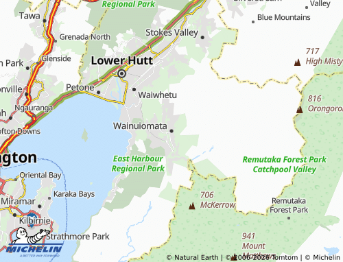 Mapa MICHELIN Wainuiomata - ViaMichelin