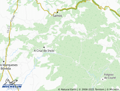 Mapa MICHELIN Santa Mariña do Incio (Santa Mariña) - ViaMichelin