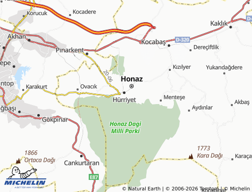 MICHELIN Haydar map - ViaMichelin