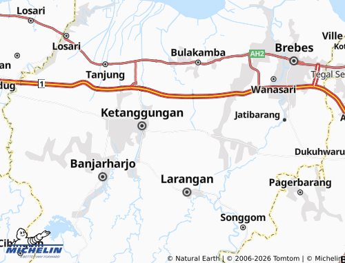 Mapa MICHELIN Bulakelor - ViaMichelin