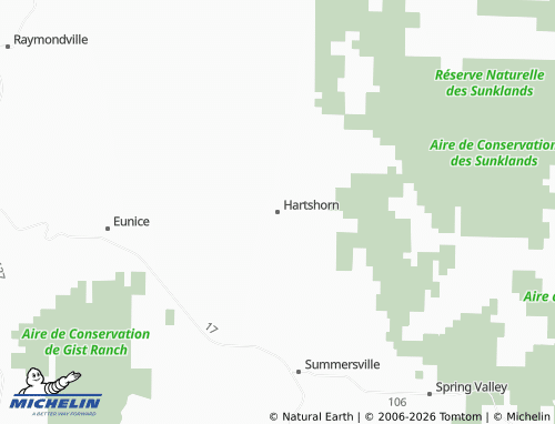 Mapa MICHELIN Hartshorn - ViaMichelin
