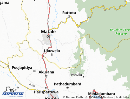 MICHELIN Uda Hapuvida map - ViaMichelin