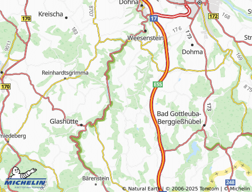 MICHELIN-Landkarte Seitenhain - ViaMichelin