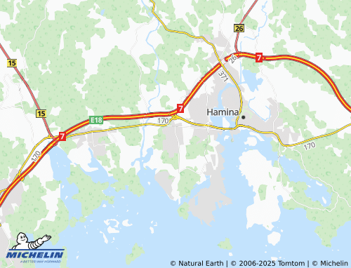 MICHELIN Uusi-Summa map - ViaMichelin