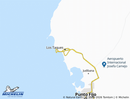 MICHELIN-Landkarte Los Taques - ViaMichelin