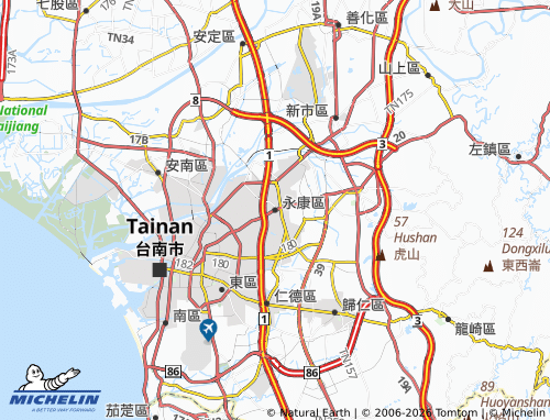Mapa MICHELIN yong kang qu - ViaMichelin
