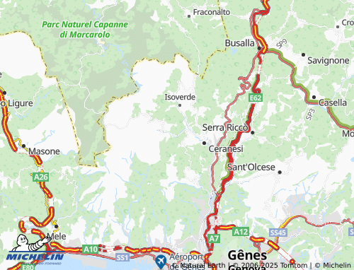 Mappa MICHELIN Gazzolo - ViaMichelin