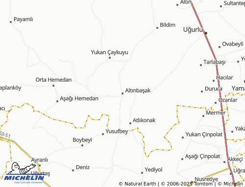 MICHELIN-Landkarte Altınbaşak - ViaMichelin