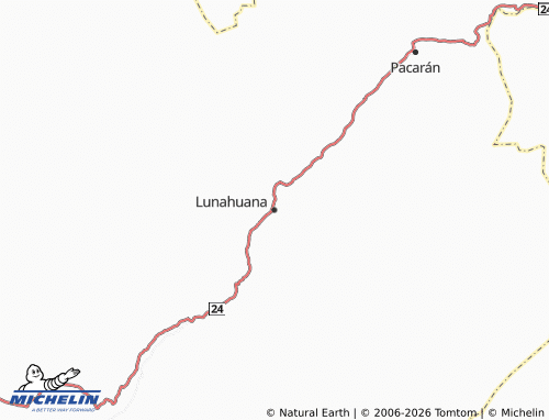 MICHELIN Lunahuana map - ViaMichelin