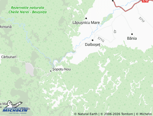 Carte MICHELIN Bârz - ViaMichelin
