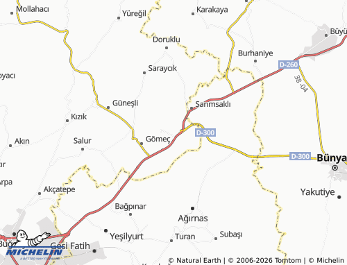 MICHELIN Barsama map - ViaMichelin