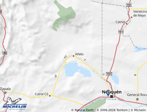 MICHELIN Añelo map - ViaMichelin