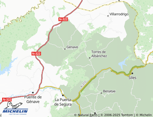 MICHELIN Fuenfría map - ViaMichelin