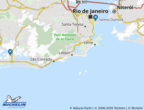 MICHELIN Leblon map - ViaMichelin