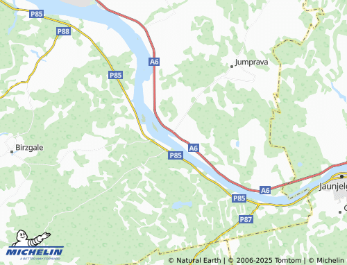 MICHELIN Dzelmes map - ViaMichelin