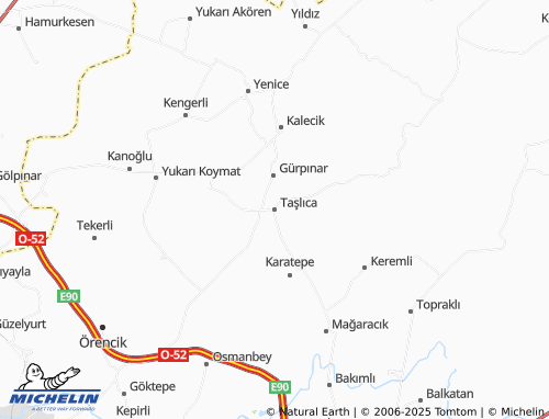 MICHELIN-Landkarte Taşlıca - ViaMichelin