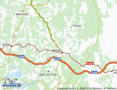 MICHELIN Castro (San Tomé) map - ViaMichelin