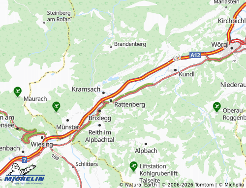 MICHELIN-Landkarte Radfeld - ViaMichelin