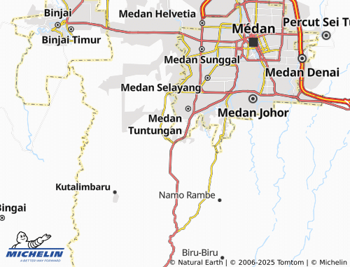 Mapa MICHELIN Baru Ladang Bambu - ViaMichelin
