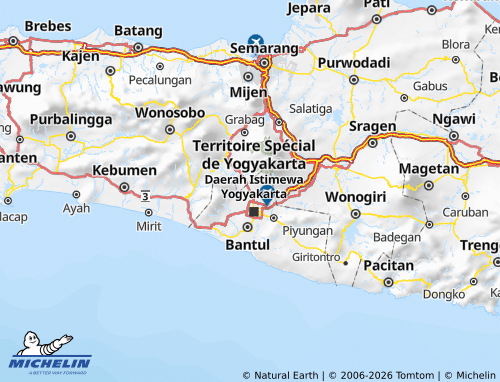 Mapa MICHELIN Sleman - ViaMichelin