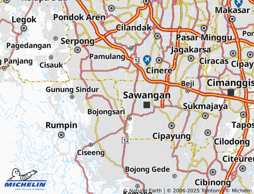MICHELIN Curug map - ViaMichelin