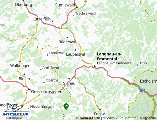MICHELIN-Landkarte Emmenmatt - ViaMichelin