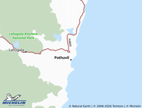 MICHELIN-Landkarte Pothuvil 01 Unit I - ViaMichelin