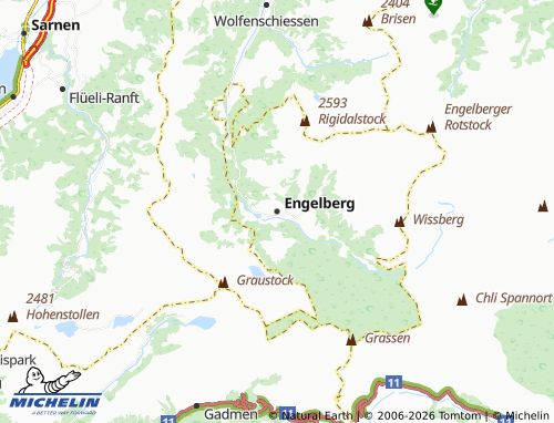 Mapa MICHELIN Engelberg - ViaMichelin