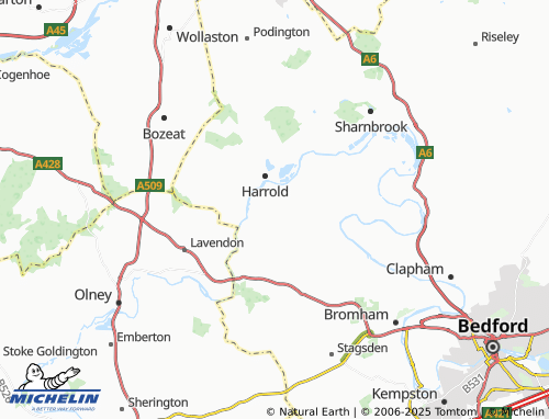 Mappa MICHELIN Carlton and Chellington - ViaMichelin