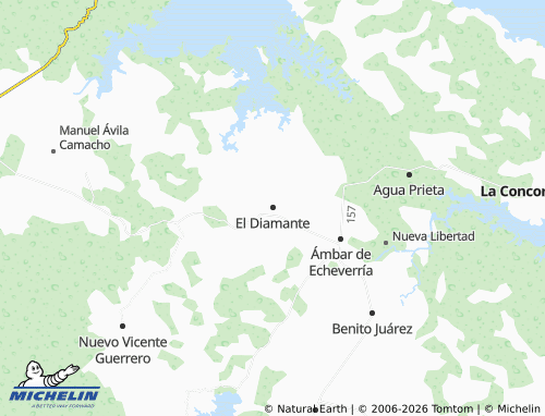 Mappa MICHELIN El Diamante - ViaMichelin