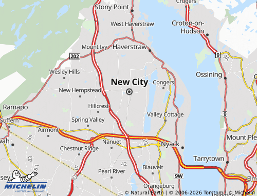 Mapa MICHELIN Clarkstown - ViaMichelin