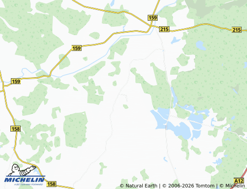 MICHELIN Lykšilis map - ViaMichelin