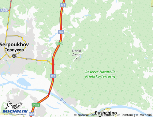 Carte MICHELIN Danki - ViaMichelin