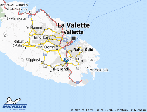 Carte MICHELIN Ħal Tarxien - ViaMichelin