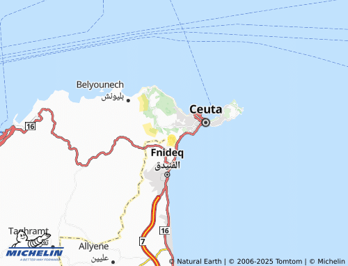 MICHELIN Príncipe Alfonso map - ViaMichelin
