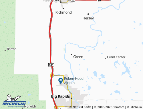 Mappa MICHELIN Green - ViaMichelin