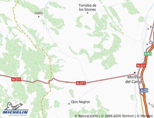 Mapa MICHELIN Blancas - ViaMichelin