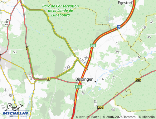 MICHELIN Behringen map - ViaMichelin