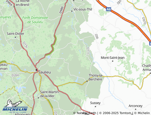 Carte MICHELIN Thomirey - ViaMichelin