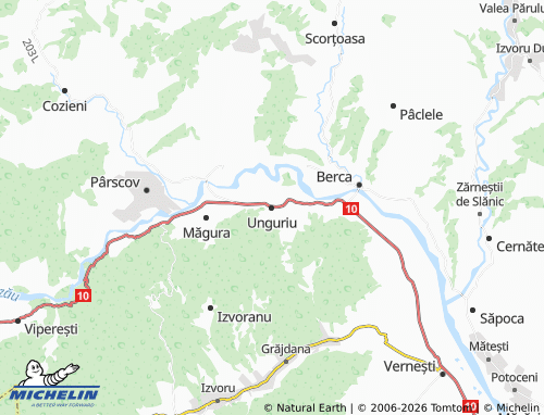 Mapa MICHELIN Unguriu - ViaMichelin