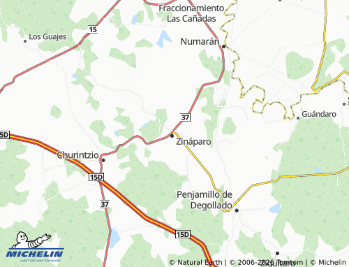 Mapa MICHELIN Los Granados - ViaMichelin